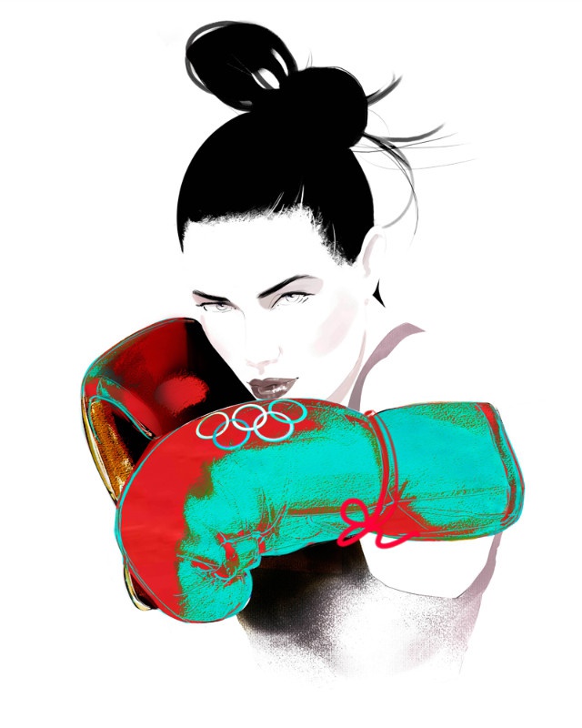 illustration florence wojtyczka boxe.jpg - Florence WOJTYCZKA | Virginie